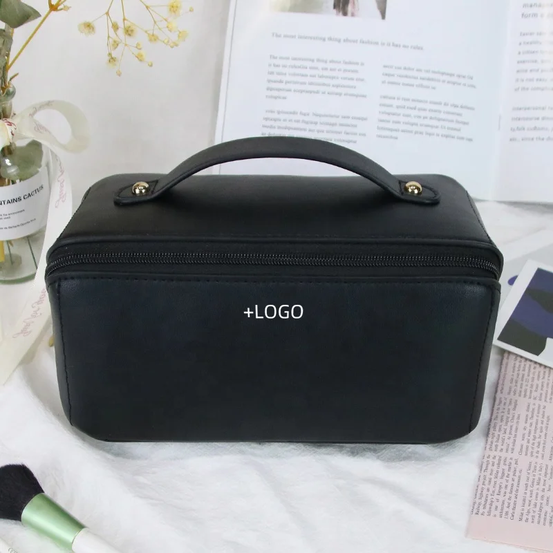 

Elegant Versatile Makeup Bag Professional Organizer Travel Spacious Durable Waterproof Cosmetic Bags Custom Logo For Women