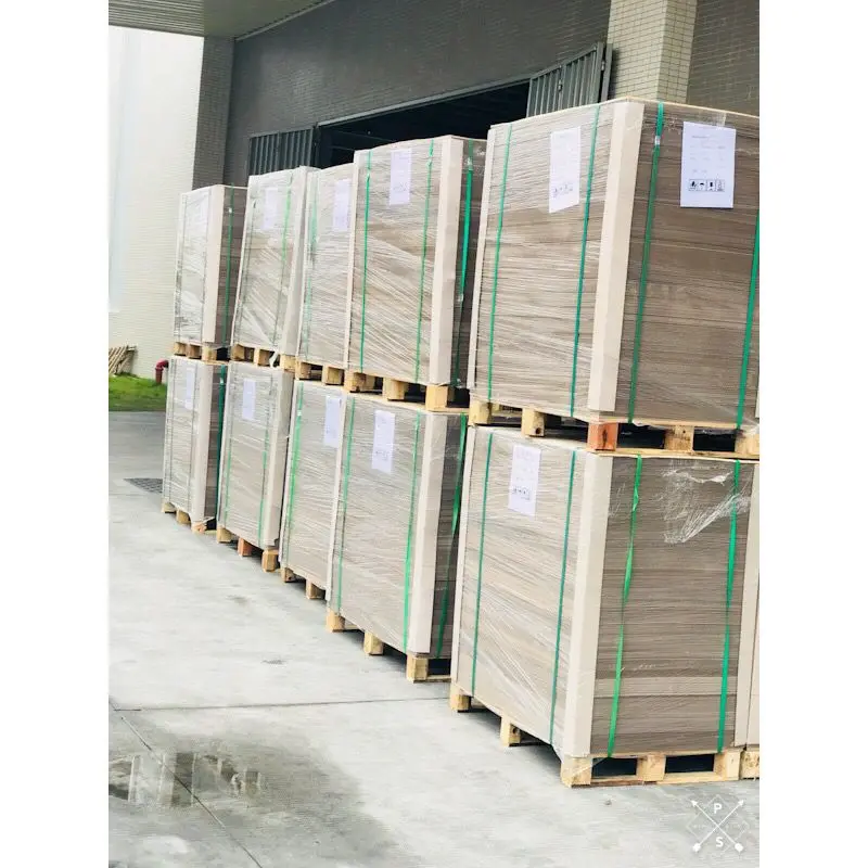 1200g/800g/1500g/1000g 灰卡板供应商再生纸浆层压灰片与灰色背面灰