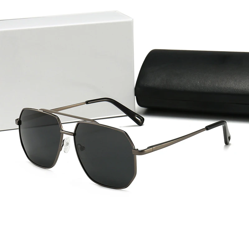 

Factory outlet sunglasses hot selling brand customized logo men's polarized sunglasses 2022