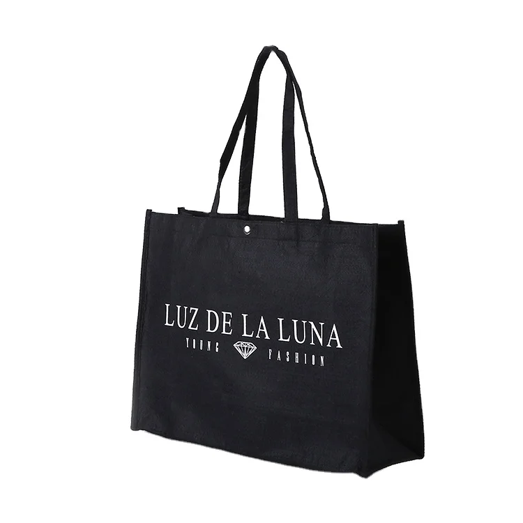 

High-Quality black felt bag tote bag