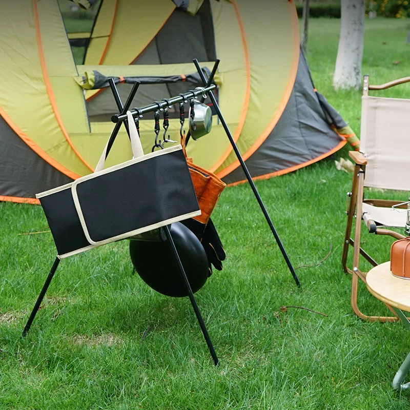 

Cheap camping site nail storage bag folding chair side hanging bag outdoor tool bag, Khaki