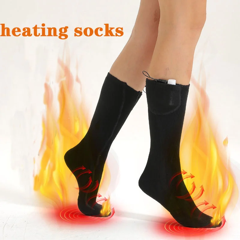 

Skiing Heated Thermal Socks With Battery, Customized color