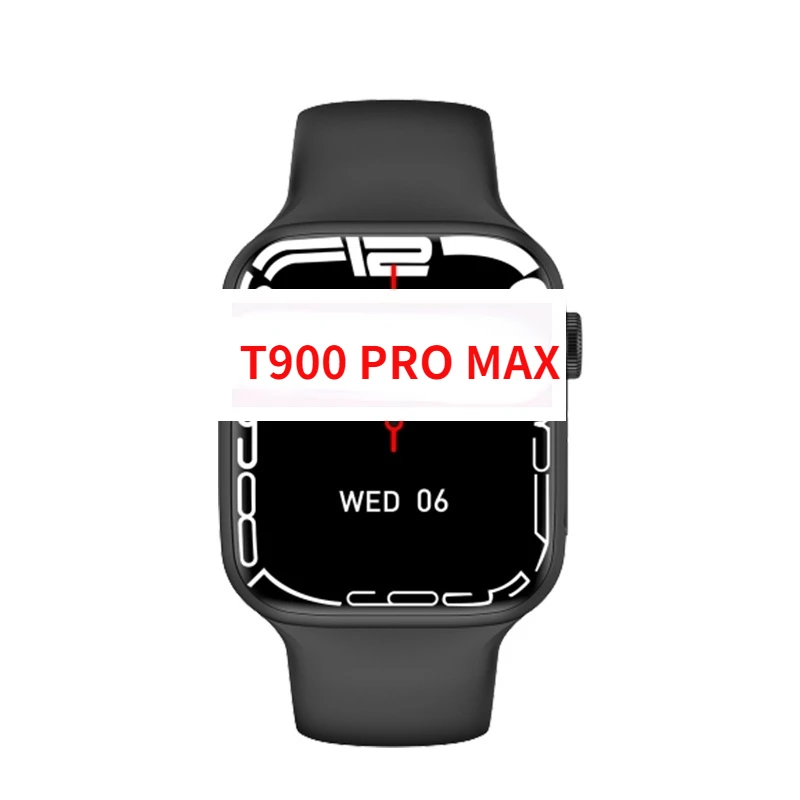 

T900 Pro Max Smart Watch 7 with Two Buttons Men Women DIY Watch Face BT Call Waterproof Sport Watch IWO 13 Series 7 44mm