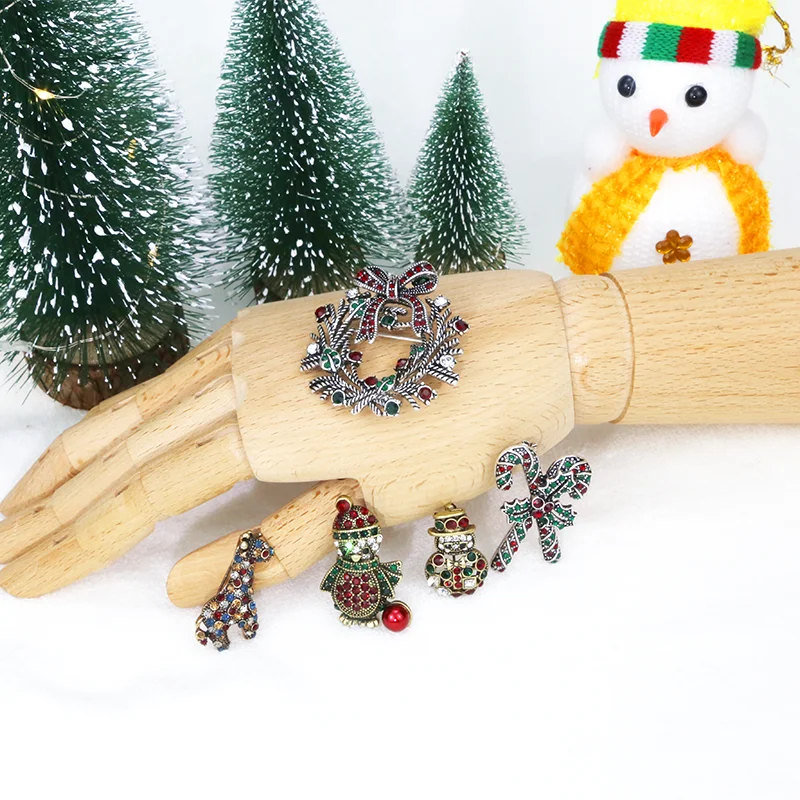 

High quality fine jewelry for christmas Charms brooch fashion colorful jewelry, Picture shows