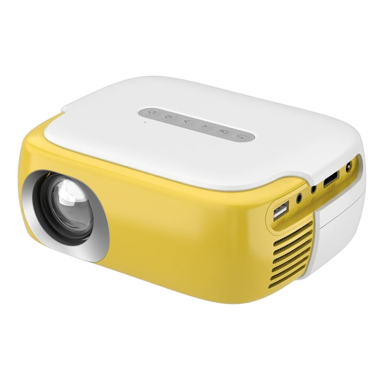 

Movie Projector Portable Removable Hard Disk 1920x1080 1000 Lumens Home Theater LED Projector