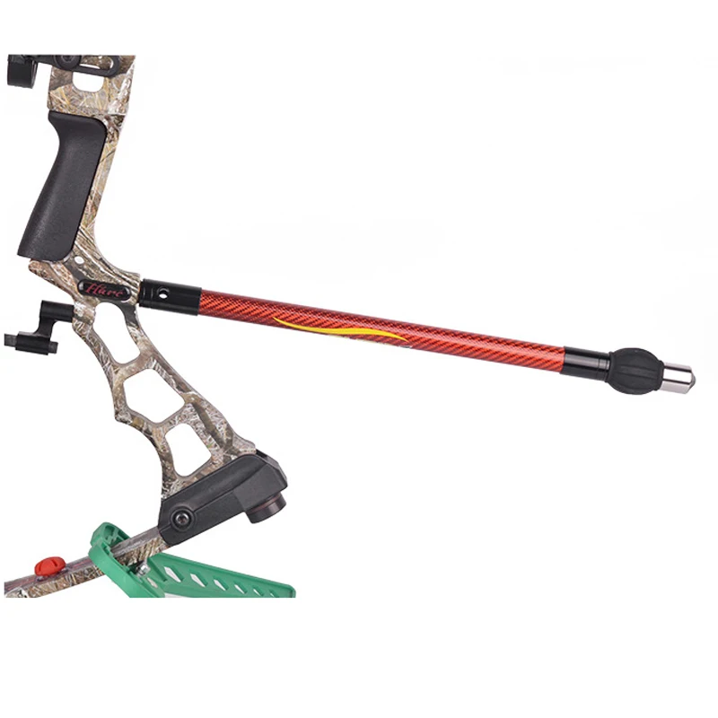 

12 inch Compound Bow Balance Side Bar Bow Stabilizer Blance Rod Short Side Extender Hunting Shooting