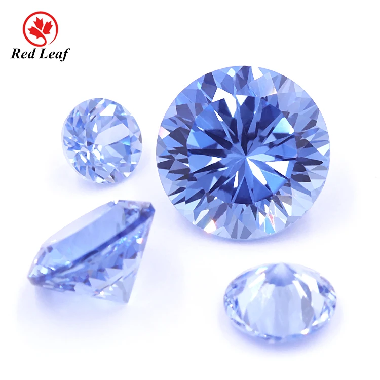 

Redleaf Jewelry wholesale price per carat loose lab grown gemstone raw stone blue sapphire