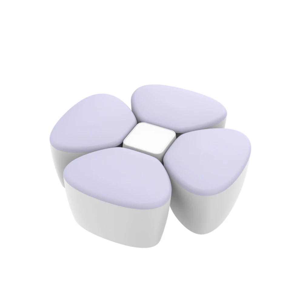 

2021 New Style BPA Free Four Leaf Clover Shape High Capacity PP Plastic Baby Divided Storage Box for Baby Food, Multi colors