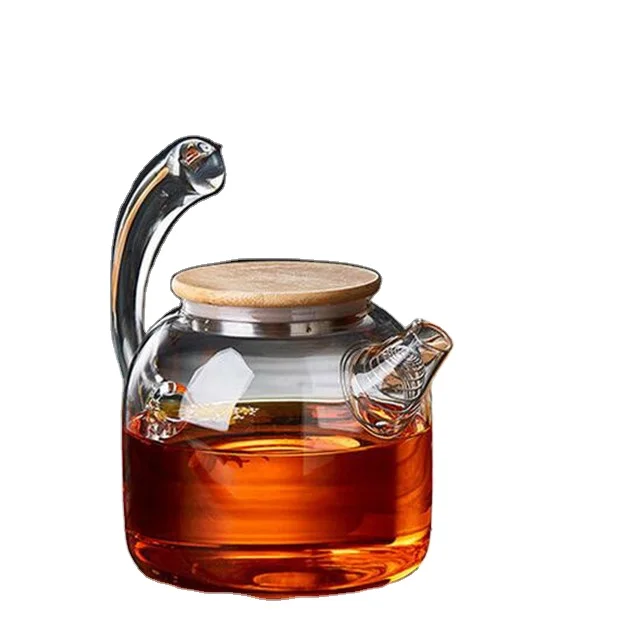 

Thermostable glass tea pot cold water bottle cold thermostable glass cold water warping pot juice pot cold water bottle, Clear