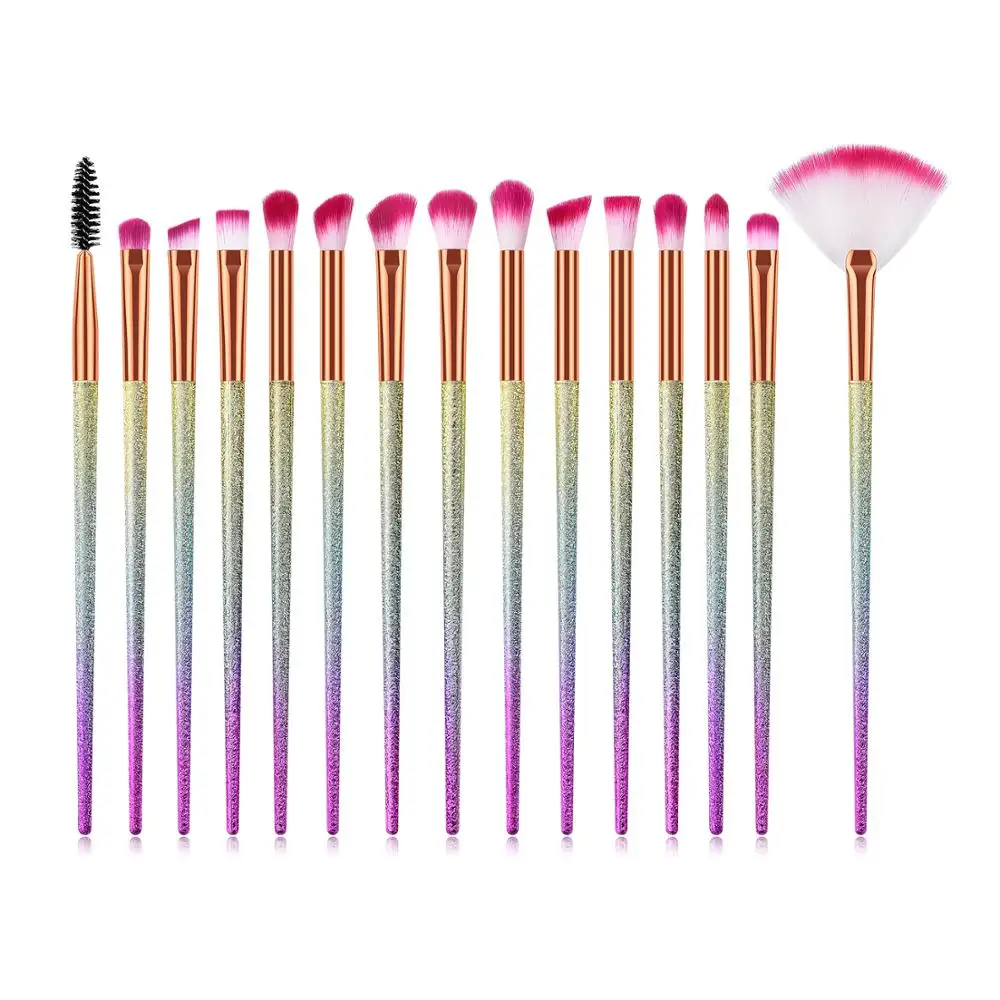 
wholesale colorful cheap cosmetic packaging private label/logo make up brush cosmetic packing face blush makeup brushes 