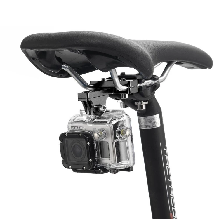 

High Quality Stocked Aluminium Alloy Bike Seat Cushion Mount for Action Cameras