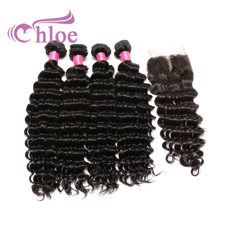 

Chloe Princess Hair Ibeauty Company, Indian Deep Wave Genuine Raw Temple Virgin Hair