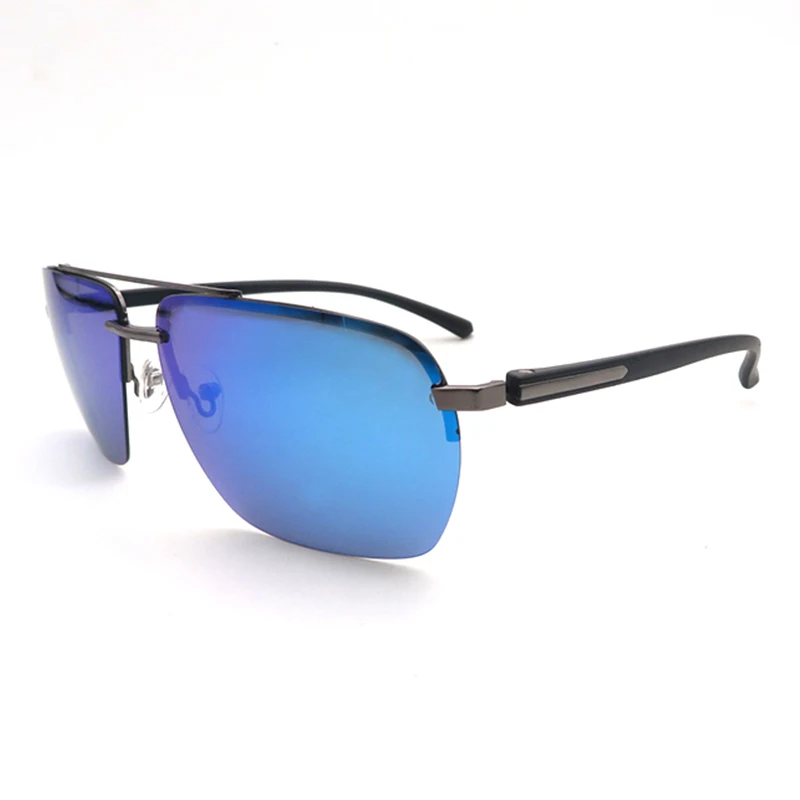 

High quality double bridge polarized men trending sunglasses 2021, Customize color