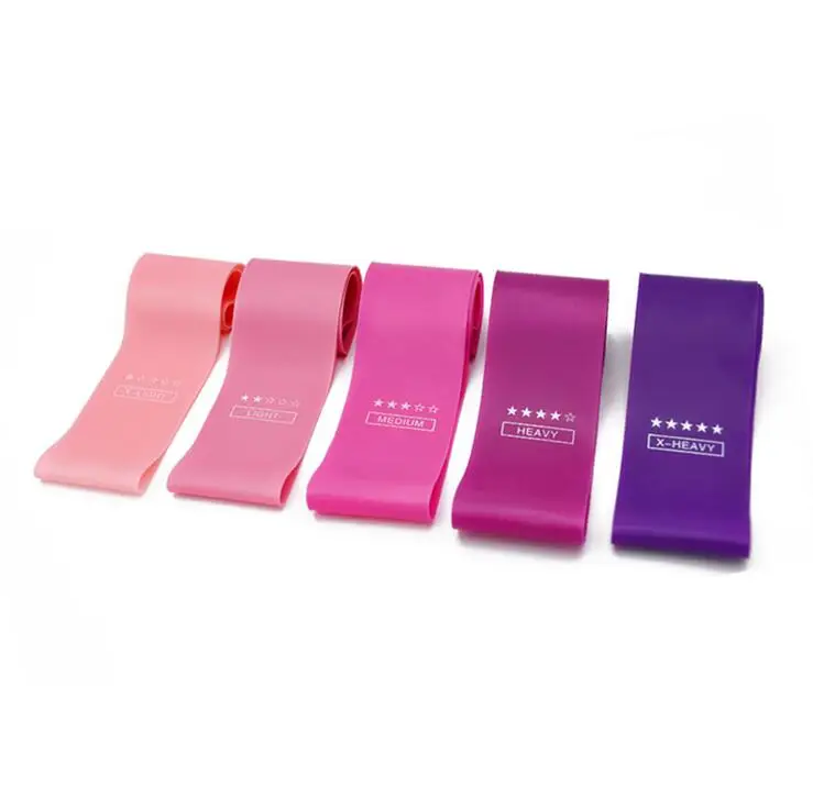 

Colorful Gym Workout Bands Fitness Resistance Elastic Band Latex Pilates Yoga Bands Theraband, Pink,rose,purple