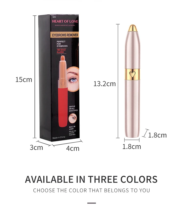 
Razor Epilator Hair Remover Electric Machine Shaver Eyebrow Trimmer 