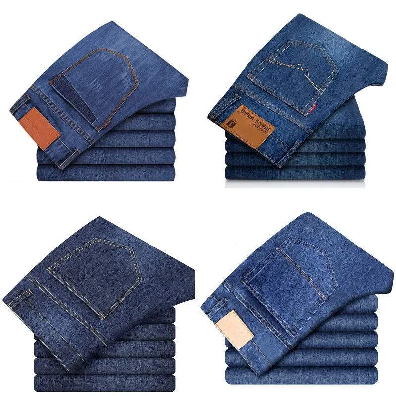 

2020 new design stretch men's denim pants factory hot sale men's jeans, Mixed colors