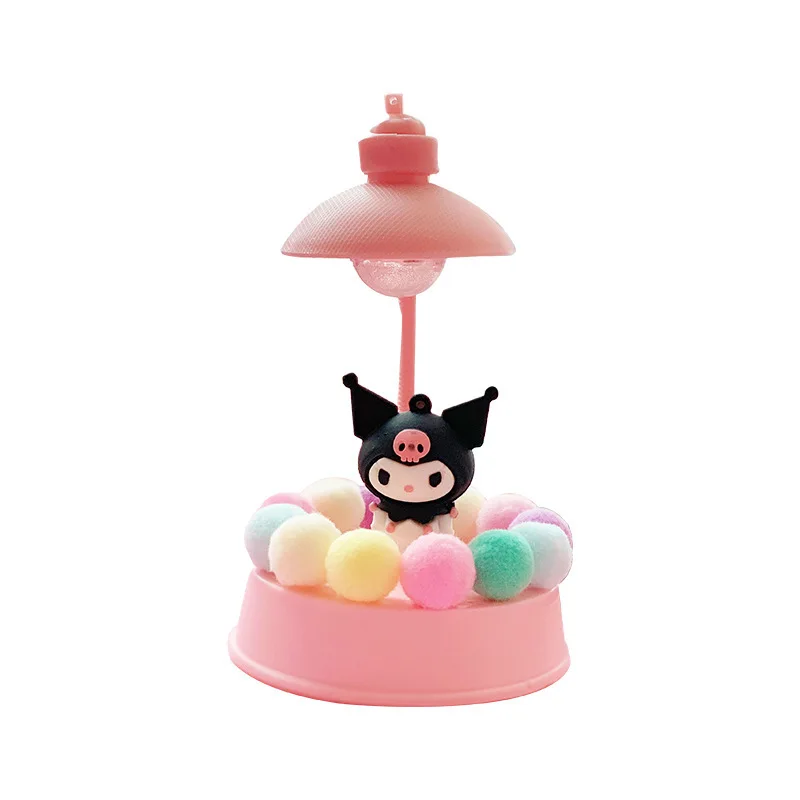 

New cute and creative two-color music night light girl heart children's bedroom warm desktop table lamp