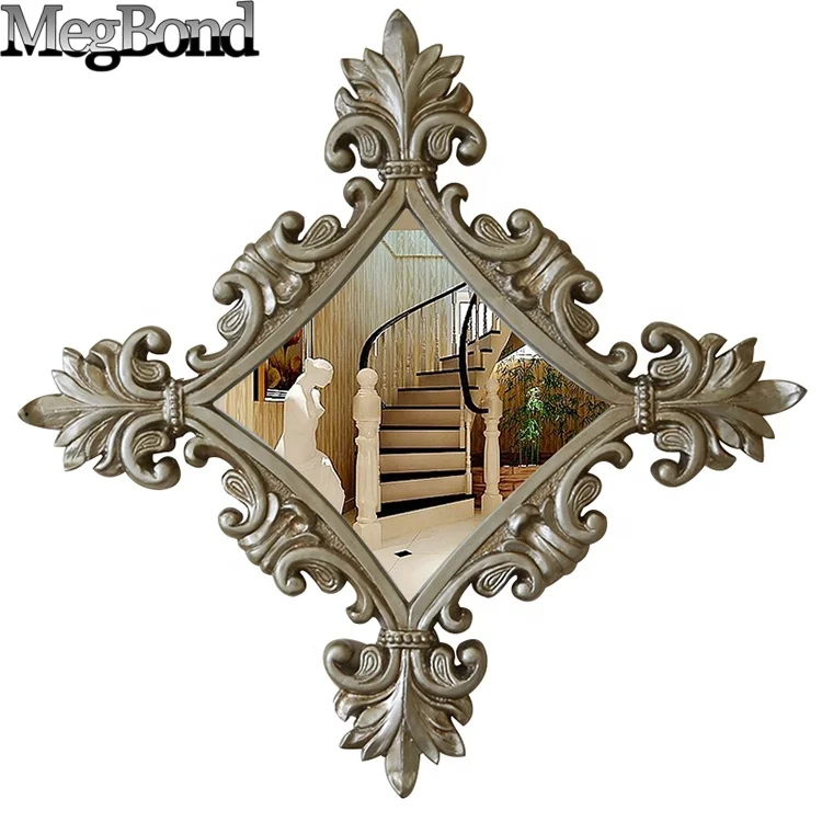 

Antique mirror for salon decorative living room wall mirror