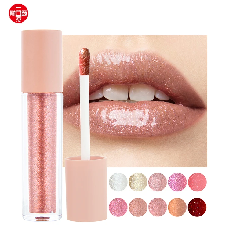 

Wholesale Hot Selling Private Label Glitter Waterproof Custom Lip Gloss