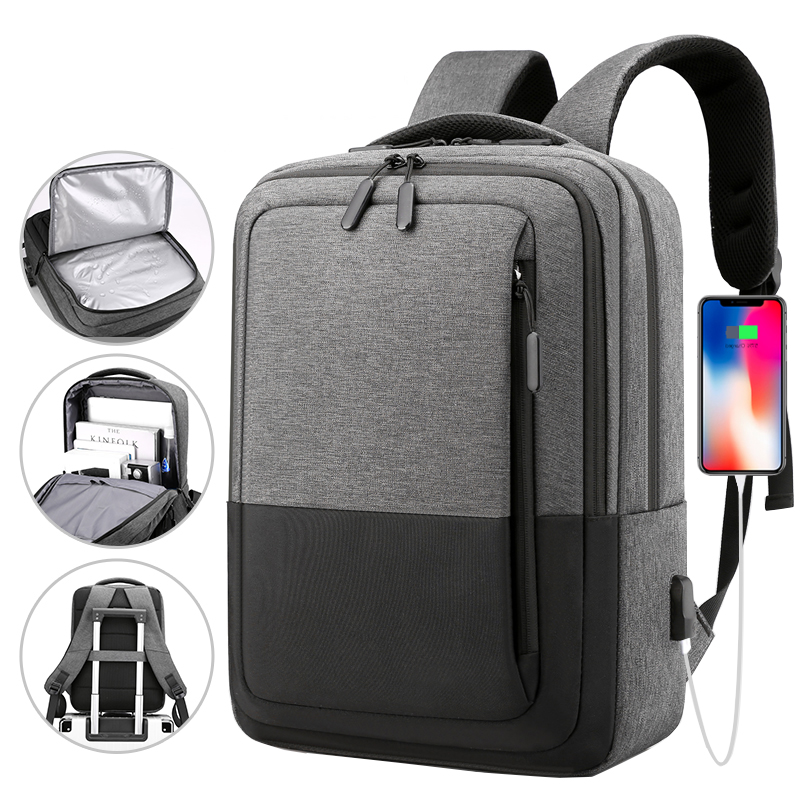 

Waterproof business travel 15.6 inch sac a dos men's school Dry and wet laptop bag backpack with usb charger