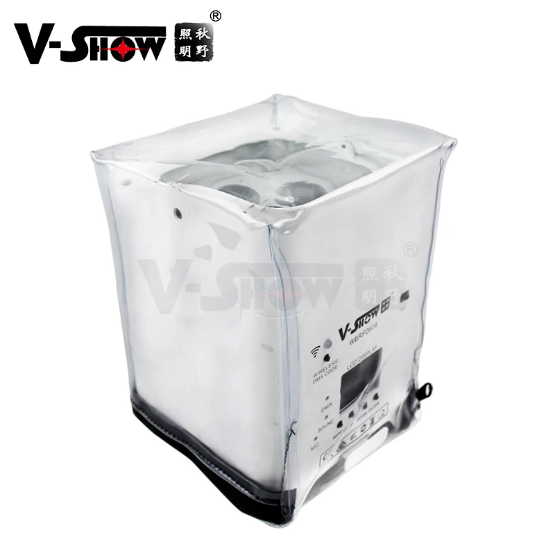 

V-SHOW shipping from USA warehouse 10pcs Rain Cover Outdoor waterproof For Battery Wireless DMX Wifi Remote Led Wedding Uplight