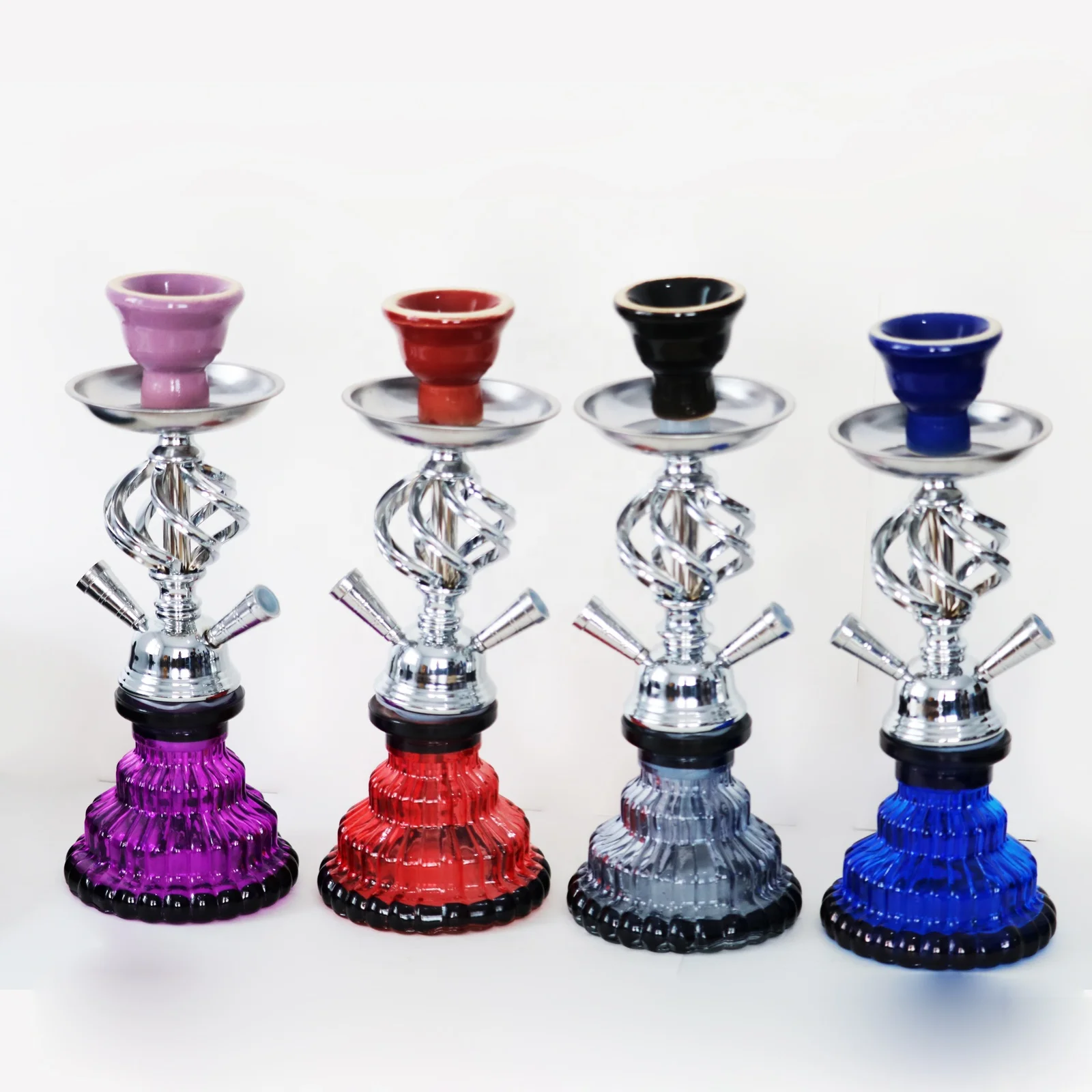 

Arabian hookah suit glass hookah finished double pipe shisha