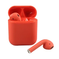 

New i12 Inpods TWS Stereo Wireless Earphone Frosted Mini BT 5.0 Earbud with Multiple Macarons Colors Optional