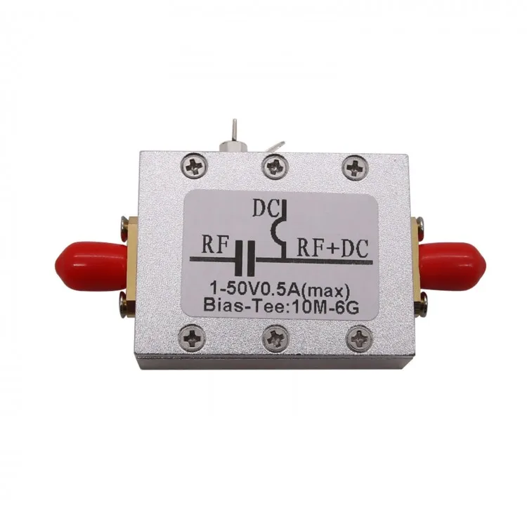 

Bias Tee 10MHz-6GHz F HAM Radio RTL SDR LNA Low Noise Amplifier New RF Biaser