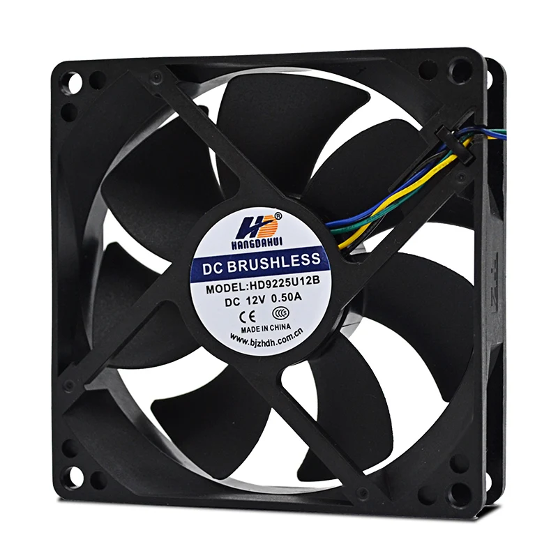 

92mm 92X92X25MM 12V 5V cooling fan usb high air flow ventilation exhaust fans cpu cooler 12 fan