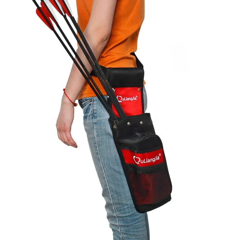 

Archery Field Quiver Arrows Multi Pocket Nylon Belt Hip Arrow Holder Lightweight and Functional Arrow Quiver