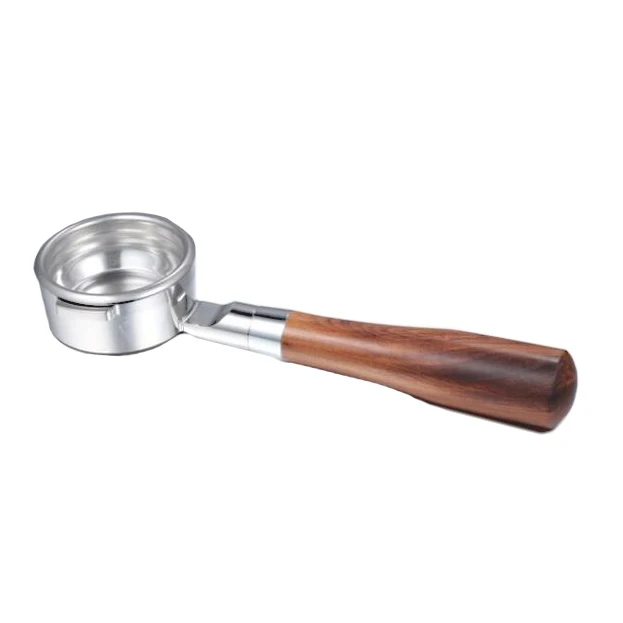 

58mm Coffee Espresso Bottomless Portafilter For Brevil Coffee Machine Filter Replacement, Red handle