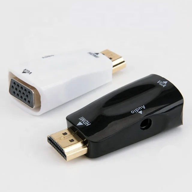 

4k 1080p to VGA Adapter Converter for PC, Laptop DVD Desktop and Other 1080p input device