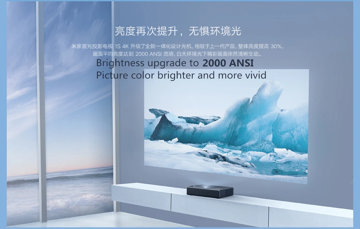 Xiaomi mijia laser projection tv 1s. Xiaomi Mijia Laser Projection TV 1s 4k. Проектор Xiaomi Mijia Laser Projection.