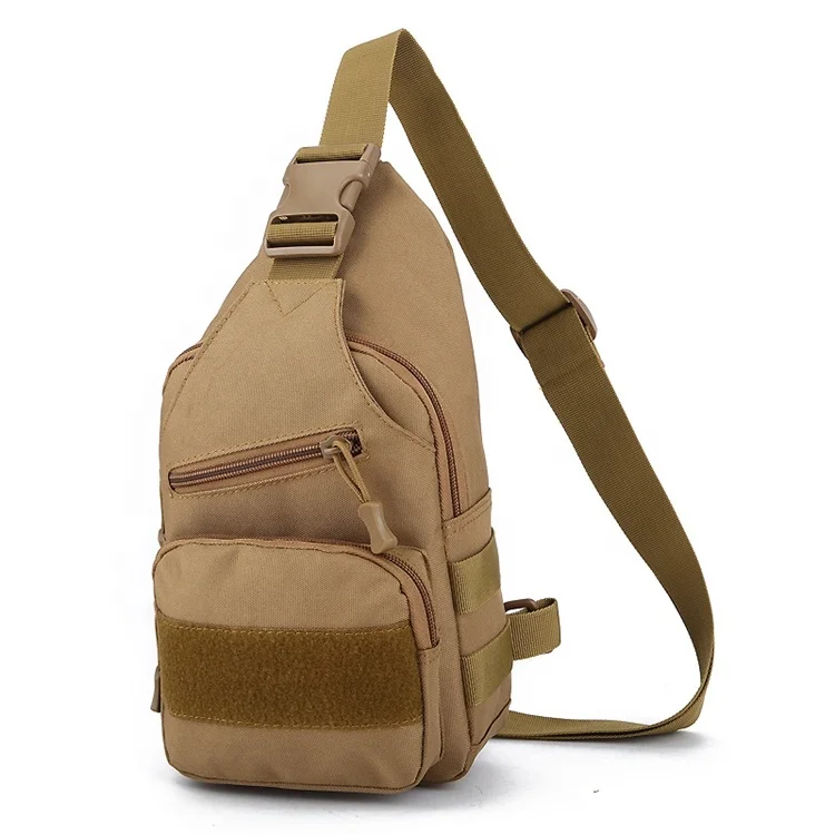 

outdoor travel sling tactical bag men military chest shoulder bag with USB Charging, Khaki, black, army green, camouflage