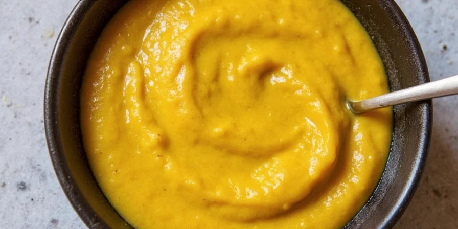 Yellow mole served with traditional garnishes and tortillas