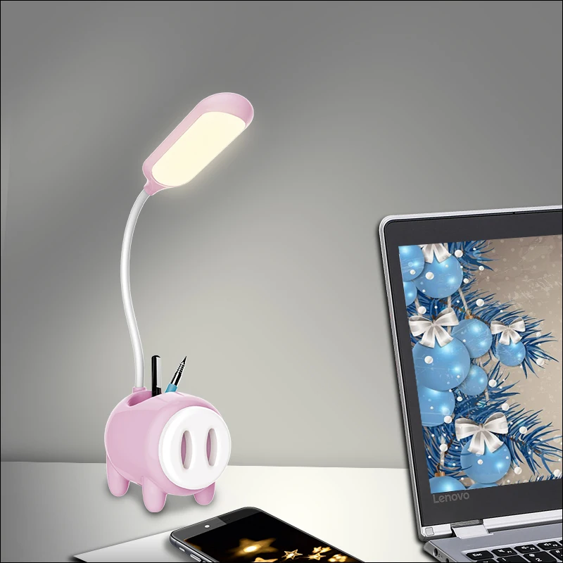 hot pink desk lamp