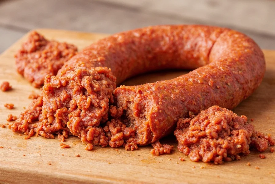 Mixing bowl filled with seasoned ground pork for chorizo