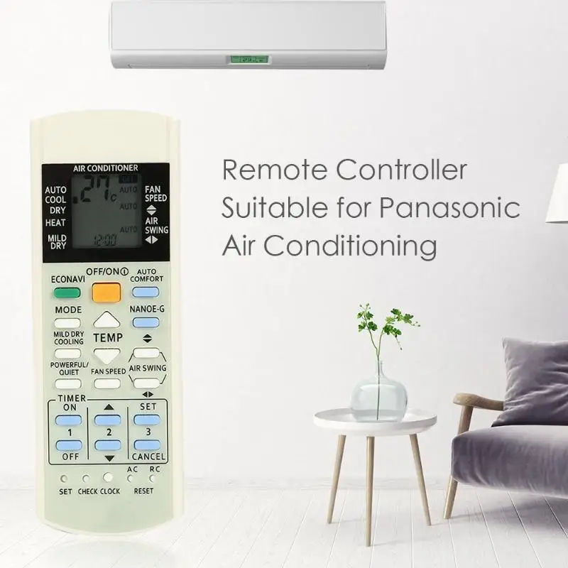 

New Replacement For PANASON A75C3300 Air Conditioner Remote Control AC A/C A75C3208 A75C3706 A75C3708