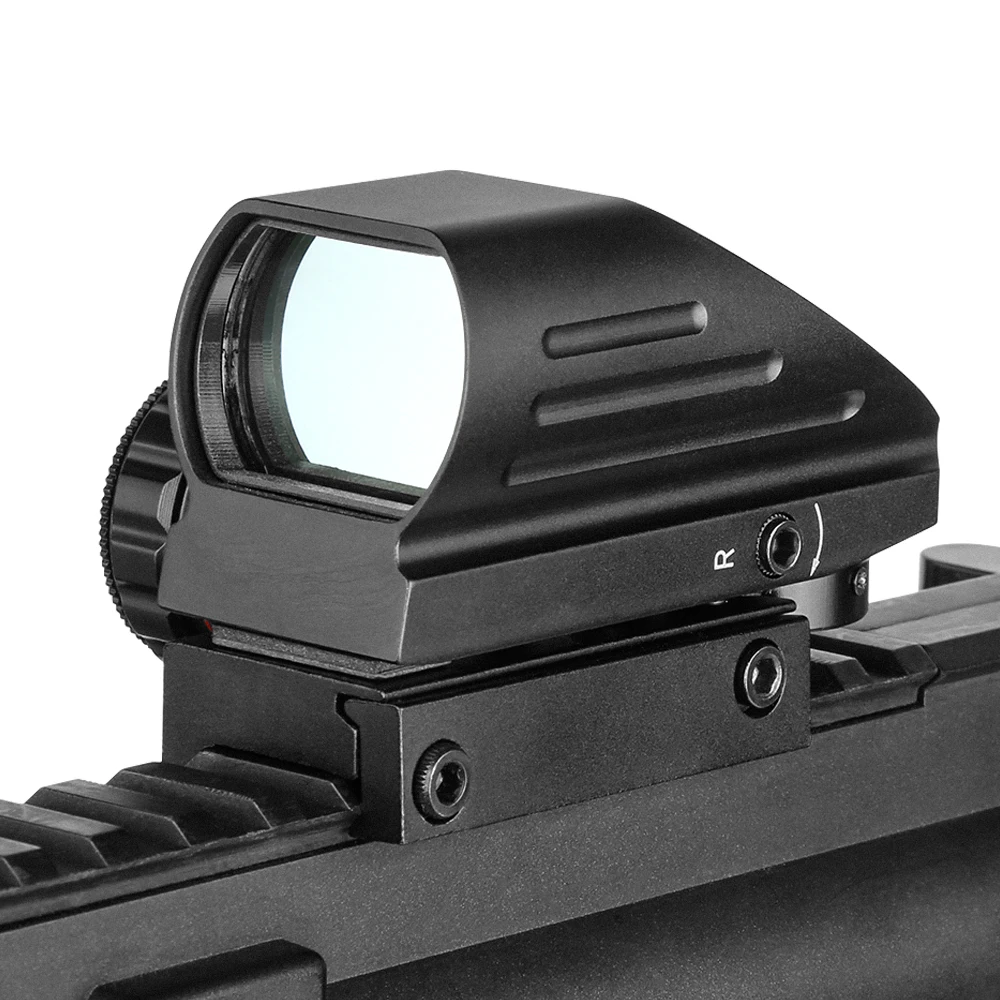 

HD103 Tactical red dot 1x sight red and green dot sight reflex sight optics scope pistol scope for outing hunting, Black