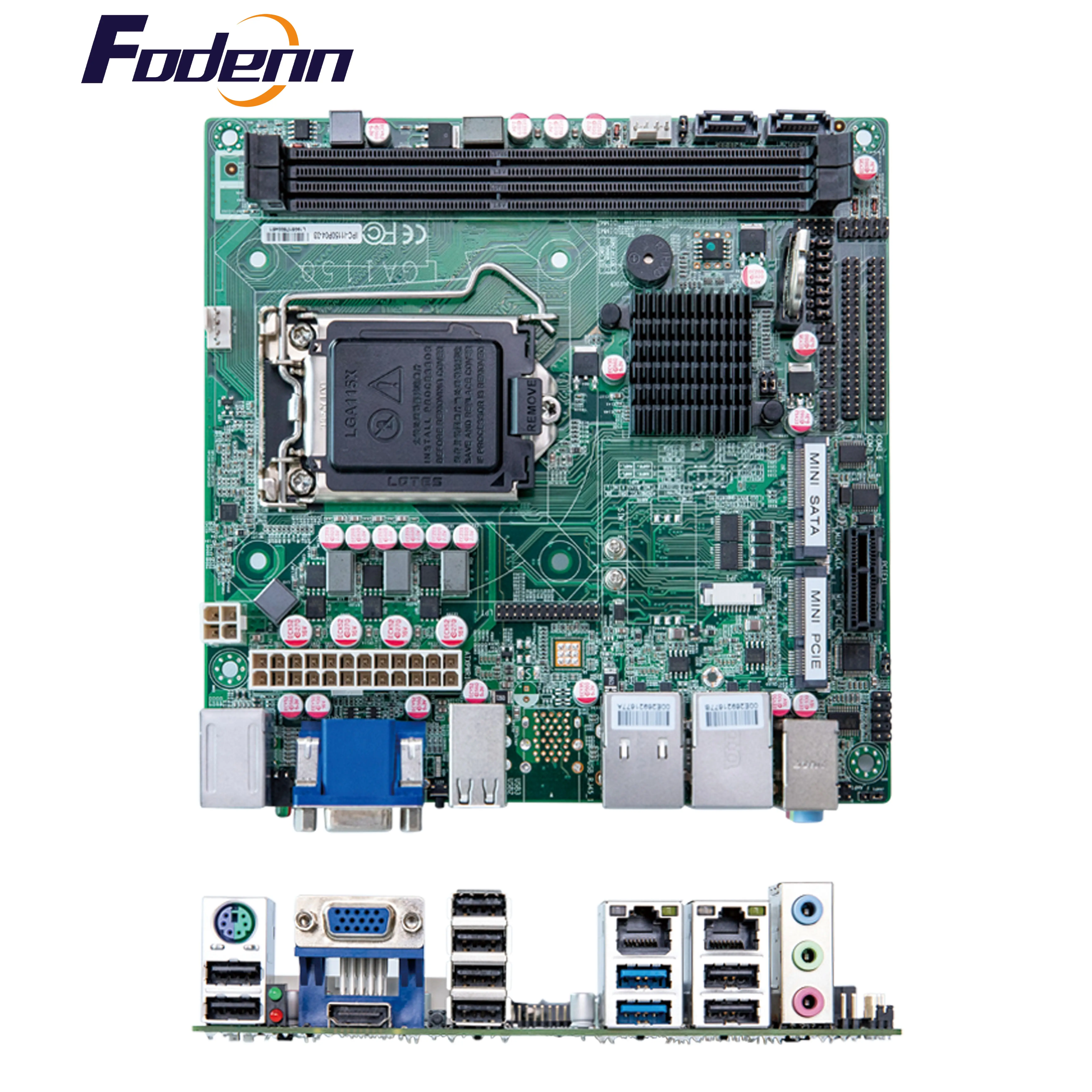 

Fodenn 4G/WIFI USB3.0 RS422/485 H81 DDR3 LGA1150 Intel Haswell I3/I5/I7 Processor Desktop X86 MINI ITX Industrial Motherboard