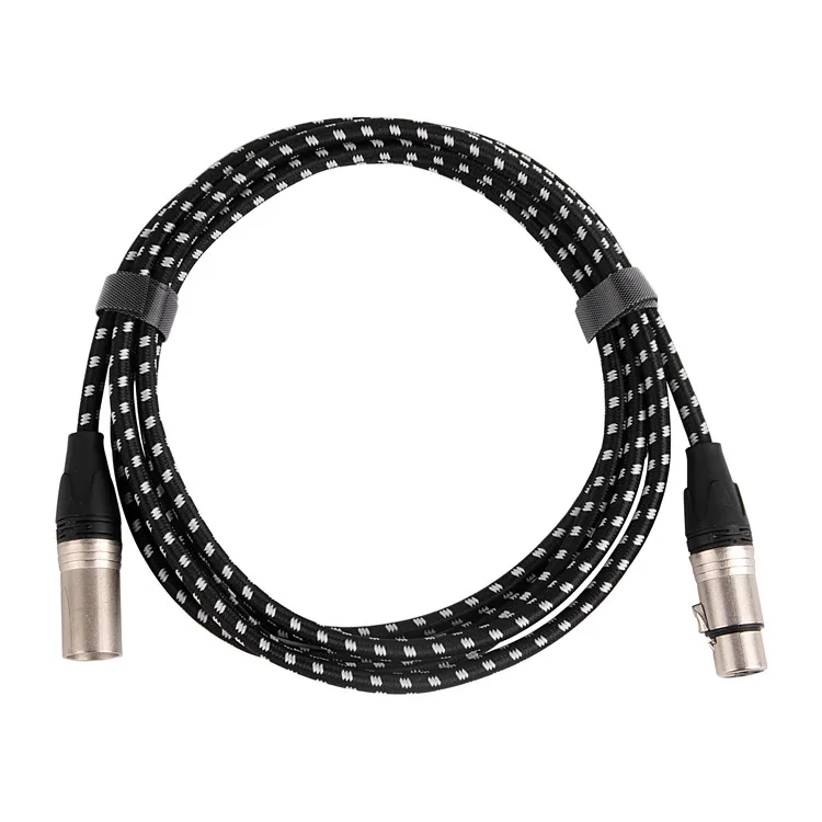 

Wholesale XLR Cable Balanced Microphone Cord 3 Pin Short xlr 3ft Microphone Cable Male to Female 5m 8m Audio Cables