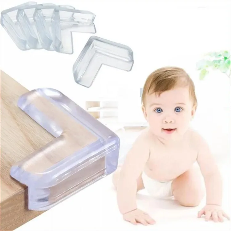 

Transparent Anti Collision Angle Protection Cover Child Security Baby Safety Table Corner Protector Edge Corner Guard, Transparent color