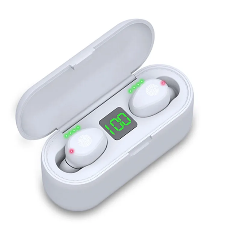 

F9-34 Mini ABS Stereo Mic Cellphone Headphone Earbuds Wireless Cheap Earphones