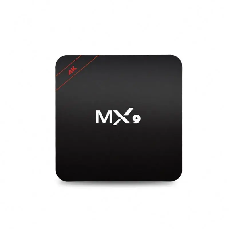 

Android 7.1 TV BOX Mx9 2Gb Ram 16Gb Rom Quad Core 4K Smart Android Tv Box Mx9 Rk3229 Brazil Popular Model, Black