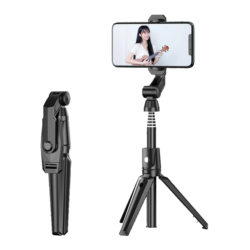 

2021 ITRAGO SS-K21 Life Recording Vlog Gimbal Stabilizer Tripod Selfie Stick, Black/pink