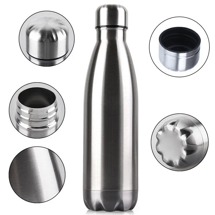 

18/8 Vacuum Flask Stainless Steel Water Bottle For Cold Drinks