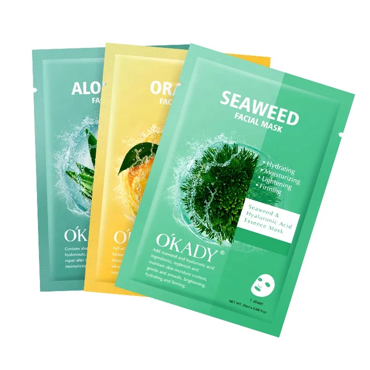 

Wholesale Organic Hyaluronic Acid Cosmetic Moisturizing Beauty Mascarillas Facial Skin Care Facial Mask