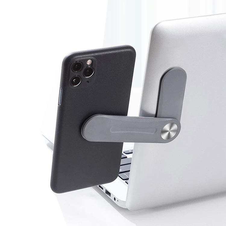 

Side Mount Clip On Monitor Magnetic Multifunctional Bracket Folding Laptop Phone Holder, Multiple colors to choose