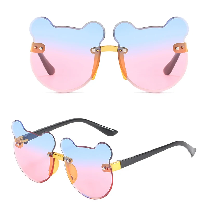 

Sunglasses for kids 2021 Children Shades Designer Sun Glasses Girls Mickey Mouse Sunglass kid Sunglasses, 7 colors