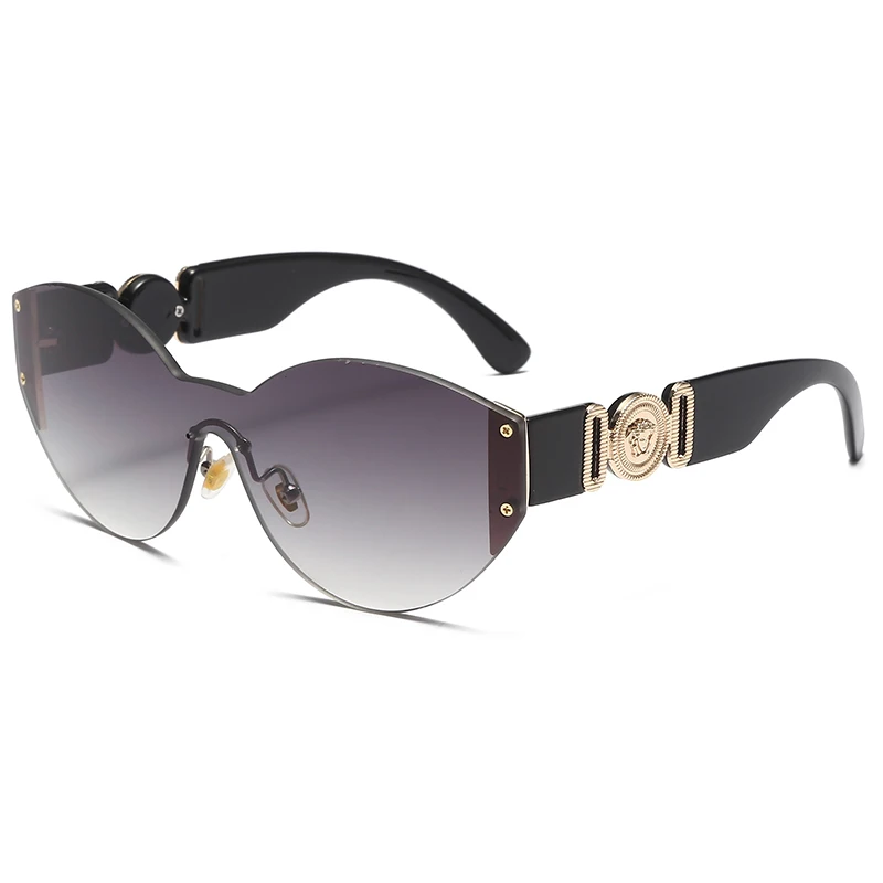 

Fashion Brand Design Rimless Sunglasses 2021 Shopping Self Driving Sunglasses Women 2224